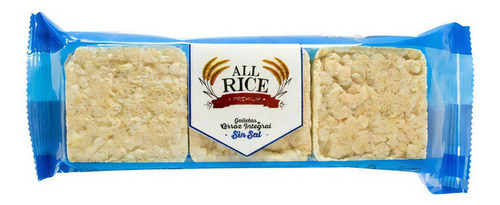 Galletas De Arroz All Rice - Sin Sal (caja De 12 Unidades