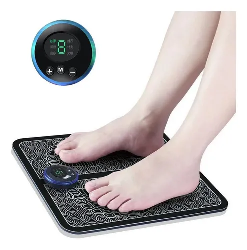 Aparato que da masajes en los pies sale