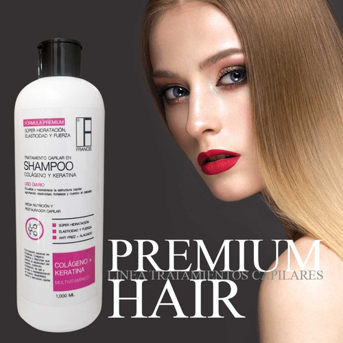 Shampoo Colágeno + Keratina Nutrición Capilar