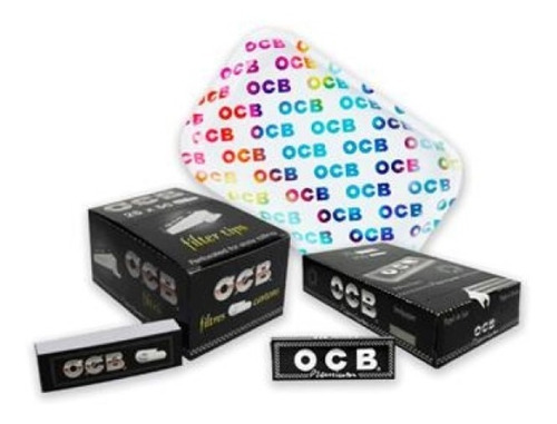 Kit Ocb Premium (papelillos, Tips Y Bandeja Liar)