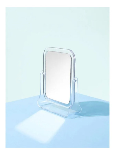 X2 Espejo Tocador Espejo Maquillaje Transparente Doble Cara