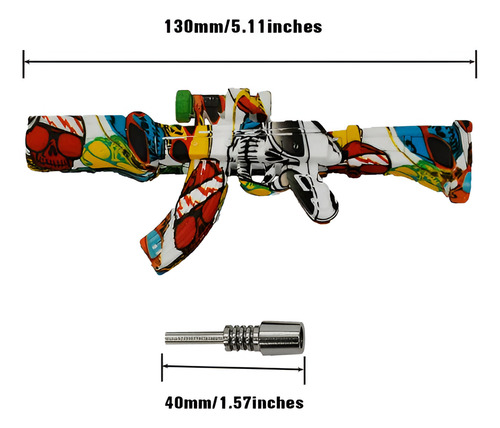 Ak47 Néctar Collector | Pipa Para Rosin De Silicona