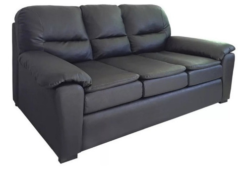 Sofa 3 Cuerpos Nevada Ecocuero Talampaya Ergonomico Premium Placa Soft Fullconfort