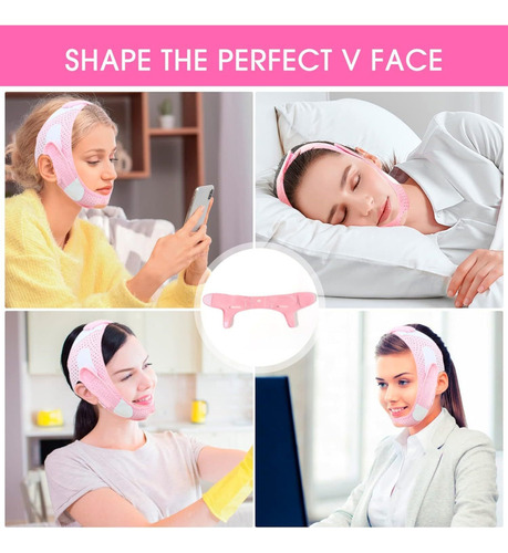 Vendajes Para Dormir Lifting Facial Y Rostro Reafirmante