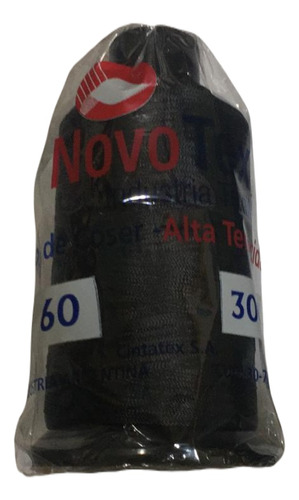 Hilo 60 Negro Cono Mediano Novotex - Casa Siritto