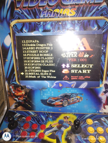 Cartucho Neo Geo Mult Jogos (Usado)