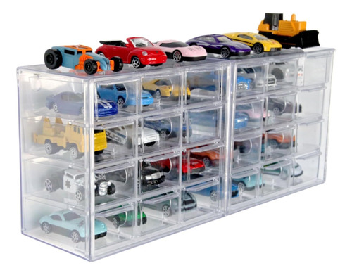 Inout Hot Wheels Display Wall Display Case Compatible Con De