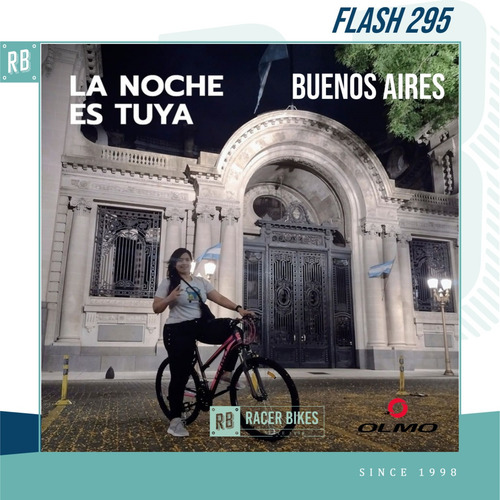 Imagen 4 de 10 de Bicicleta Olmo Flash 295+ 21v Disco R. 29 Dama - Racer Bikes