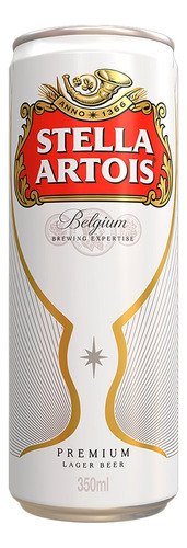 Cerveja Stella Artois Premium Lager lata 350ml