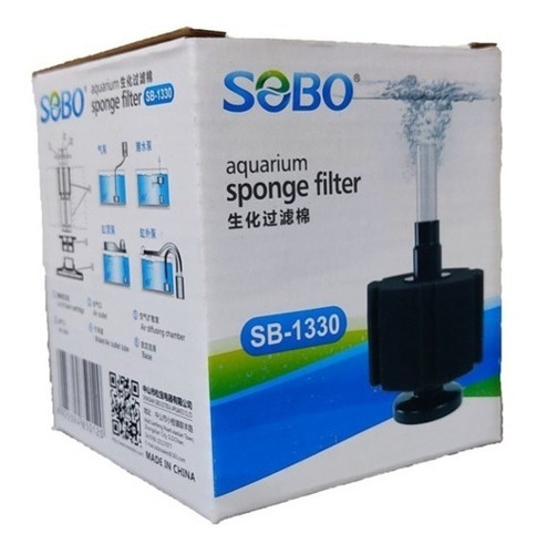 Esponja Filter Para Acuario Y Peceras Sb-1330 Sobo