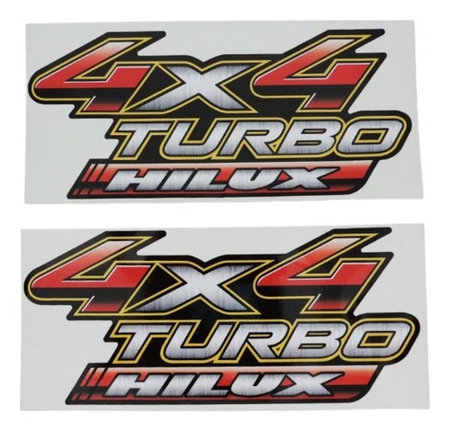 Emblema 4x4  Calcomanía  Turbo Intercooler (toyota)