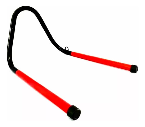 Gancho Suporte Horizontal Parede Para 2 Bicicletas Mtb Speed Cor Preto