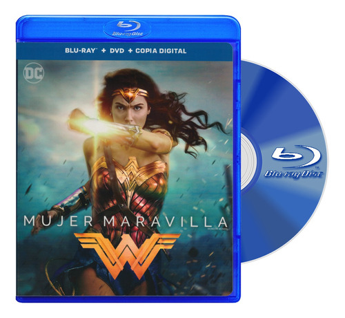 Blu Ray+dvd Mujer Maravilla