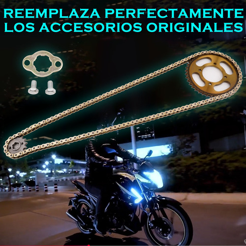 Kit Arrastre Sprock P/ Italika 200z/150z Rc 150/200 Sptfire