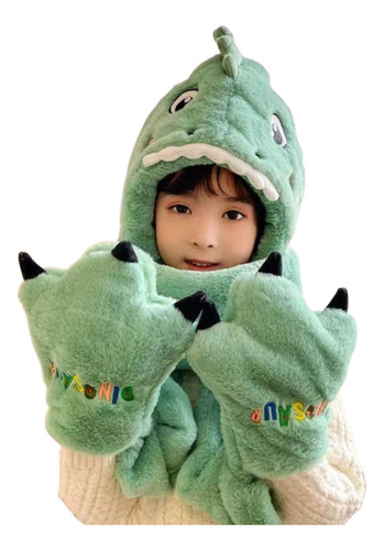 Gorro Infantil Guantes Bufanda Conjunto De Tres Piezas Ky