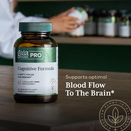 Fórmula Cognitiva Gaia Herbs Pro - Suplemento Para Estimular