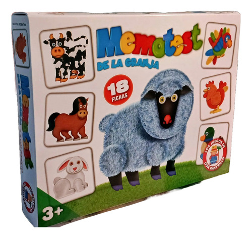 Juego De Mesa Infantil Memotest De La Granja   Ruibal