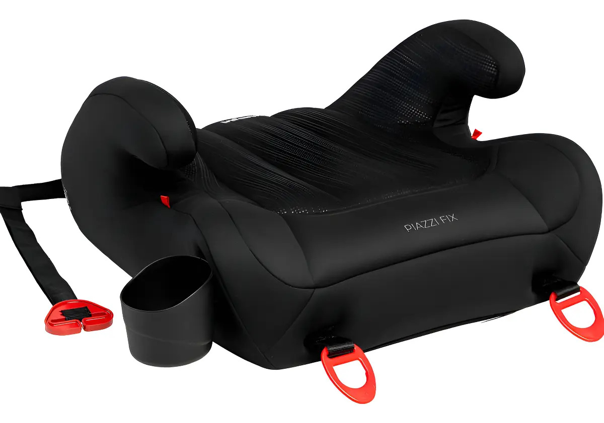 Assento De Elevação Booster Piazzi Fix Preto Fog - Infanti