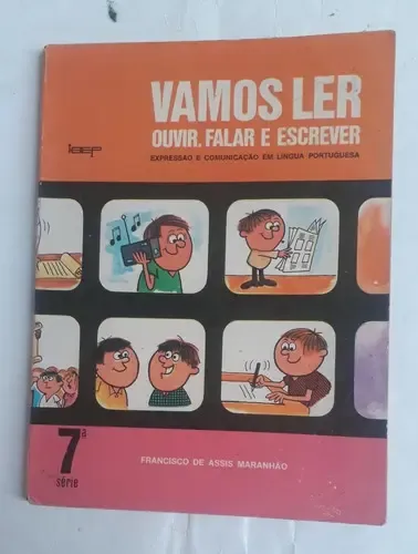 Vamos Ler = Livro Da 7ª Série De 1979 = Autor Francisco Assis