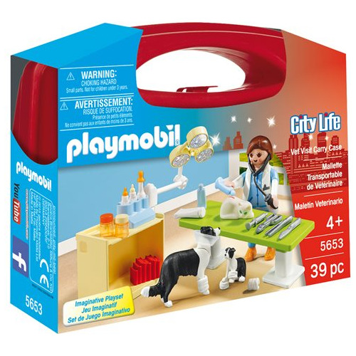 Play Set Playmobil Veterinaria Maletin