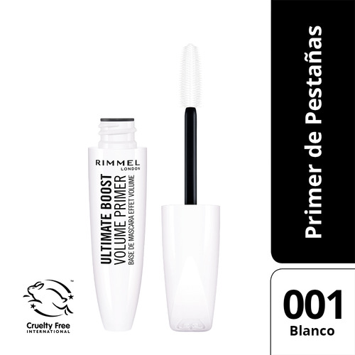 Máscara Rimmel Scand Lash Volume Boost Primer Color White White