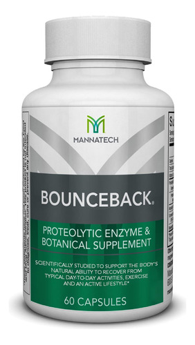 Bounceback By Mannatech Con Mezcla De Enzimas Proteoliticas,