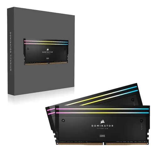 Memória Ram Corsair Dominator Titanium Rgb 32gb Ddr5 7200mhz