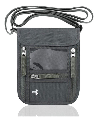 Billetera Walnew Con Cuello Y Funda Para Pasaporte Con Cu...