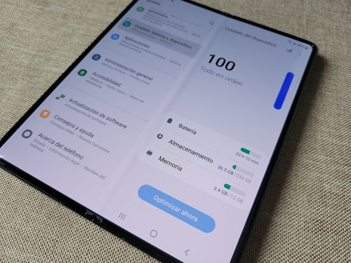 Samsung Galaxy Z Fold 3 5g Usado 256gb Verde Telcel Detalle (Usado)