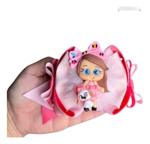 Laço De Cabelo Infantil Mirabel Encanto Menina - Tamanho G Cor Rosa