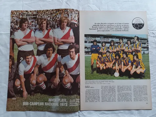 Lamina River Plate Sub Campeón 1973 Historia Del Futbol  (Usado)