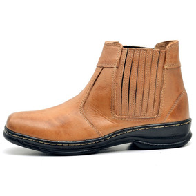 bota masculina solado de madeira