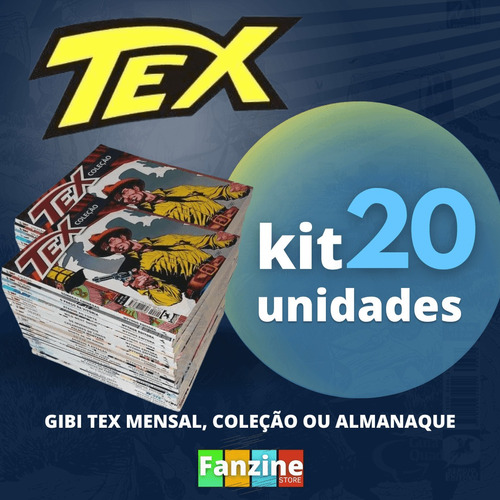 Kit 20 Hqs Tex Mensal E Coleção E Almanaque Frete Grátis