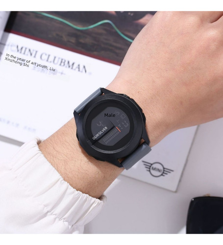 Gris - Reloj Electrónico Qiksilver Mark New Para Hombre Y Mu