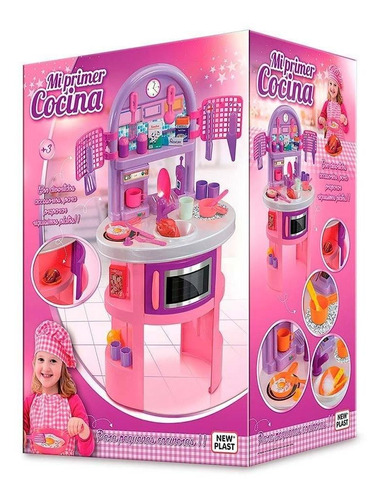 Imagen 1 de 10 de Juguete Mi Primer Cocina New Plast Original Con Accesorios