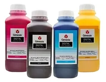 Comprar Kit 4 Cores Tinta Sublimatica Gênesis Sublidesk 1 Litro Tinta Color