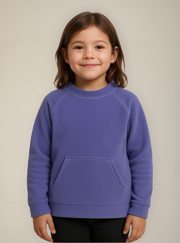 Buzo Micropolar Niños Nomadic Cuello Redondo Antipilling P°