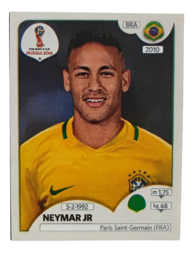 Lamina Album Mundial Rusia 2018 Neymar Jr #371