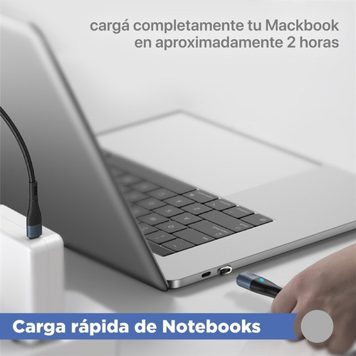 Cable Usb Tipo C A Tipo C 100w Pd Magnético Quick Charge 5a