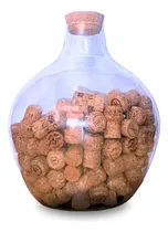 Comprar Garrafão De Vidro Decorativo Terrário Porta Rolhas 12 Litros