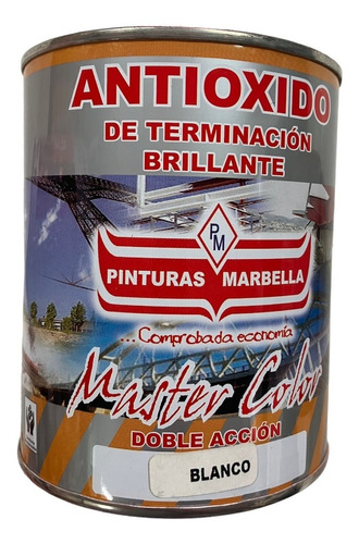 Pinturas Marbella Litro Dobleacción (antioxido+pintura)