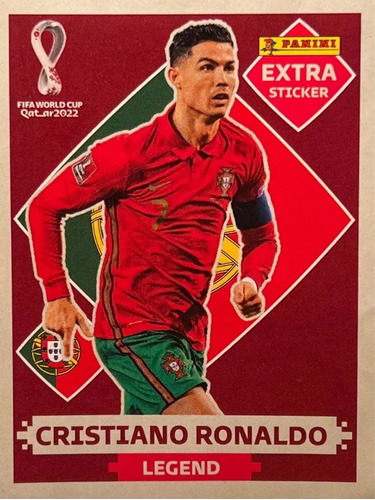 Cristiano Ronaldo Legend Extra Sticker Panini Qatar 2022