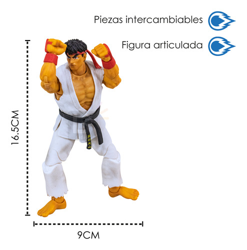 Figura De Accion Ryu Ultra Street Fighter Ii The Final Lz.