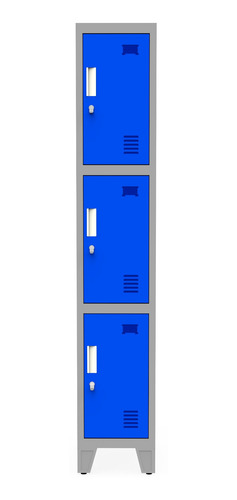 Imagen 1 de 5 de Guardabultos Locker Prontometal 3 Puertas Cortas Metalico