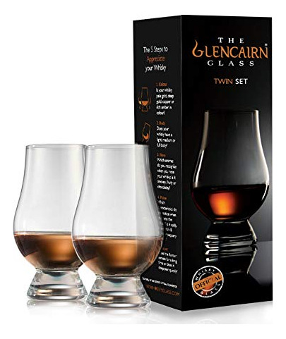 Glencairn Whisky Glass, Conjunto De 2 En Twin Gift 5c0kd