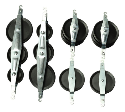 Juego De 6 Bloques De Poleas, Material De Aprendizaje Ligero
