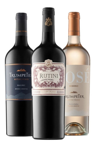 Combo Rutini Wines ( Rutini, Trumpeter Reserva, Trumpeter)