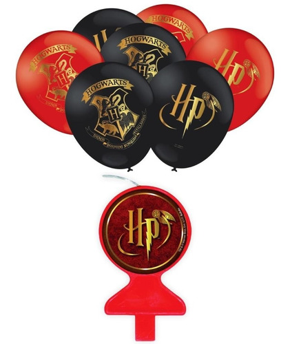 Kit Fiesta! Harry Potter - Balões + Vela