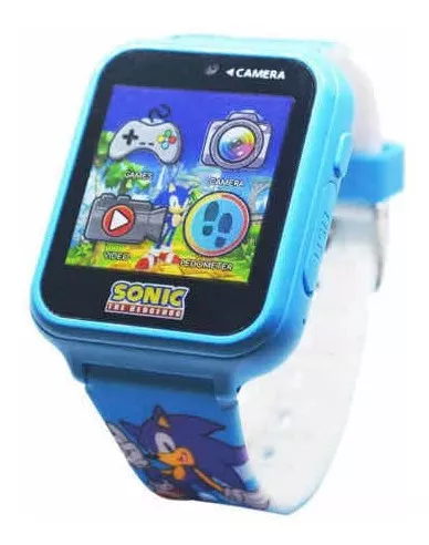 Accesible Salir Corteza Smartwatch Para Niños Sonic The Hedgehog Accutime 40 Mm Usb