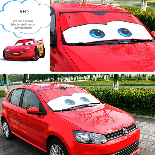 Parasol Diseño Con Ojos Para Automovil